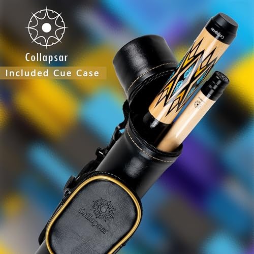 CA Pool Stick with 1X1 Hard Case,58" 20 ounce CA009+Joint Protector+Hard Case