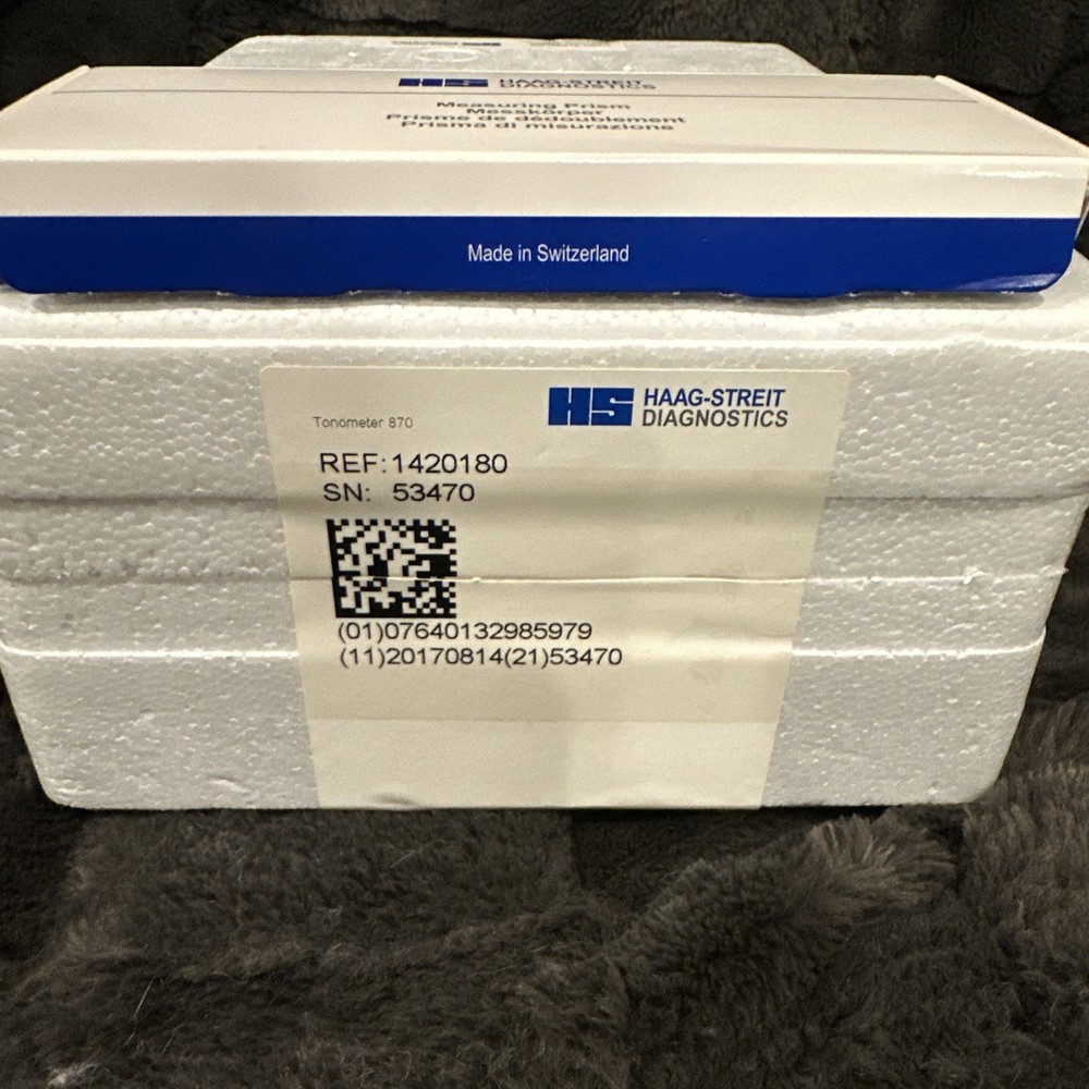 Haag Streit Model 870 Applanation Tonometer