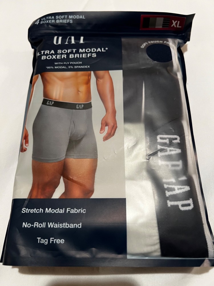 Gap Boxer Brief Grey Large 4 Pack Ultra Soft Modal