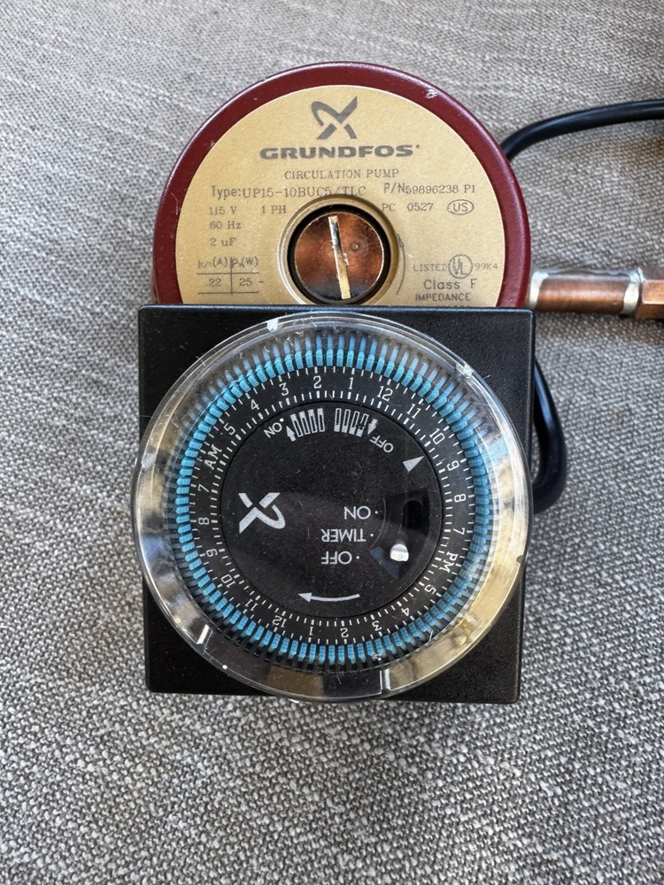 Grundfos UP - 1/15 HP - Single-Speed Circulation Pump - Stainless Steel - GU ...