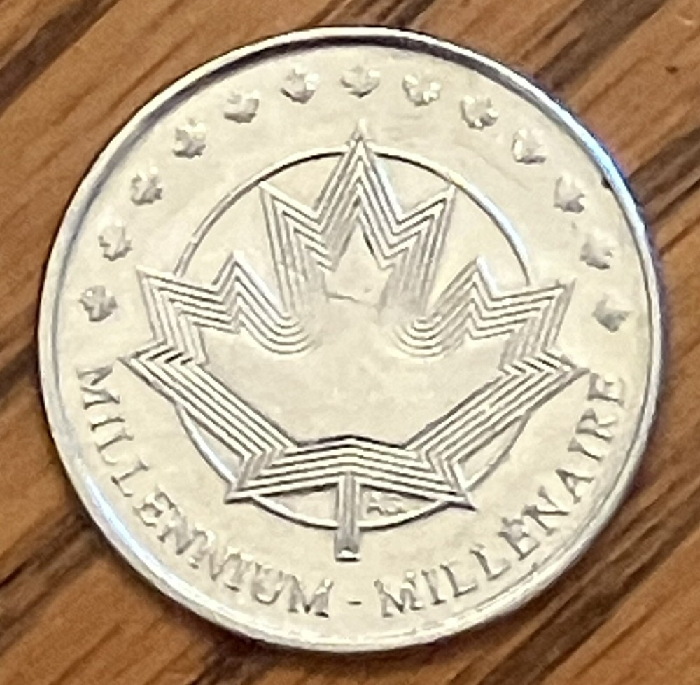 2000 MILLENNIUM Canada medallion token coin from CANADA POST set