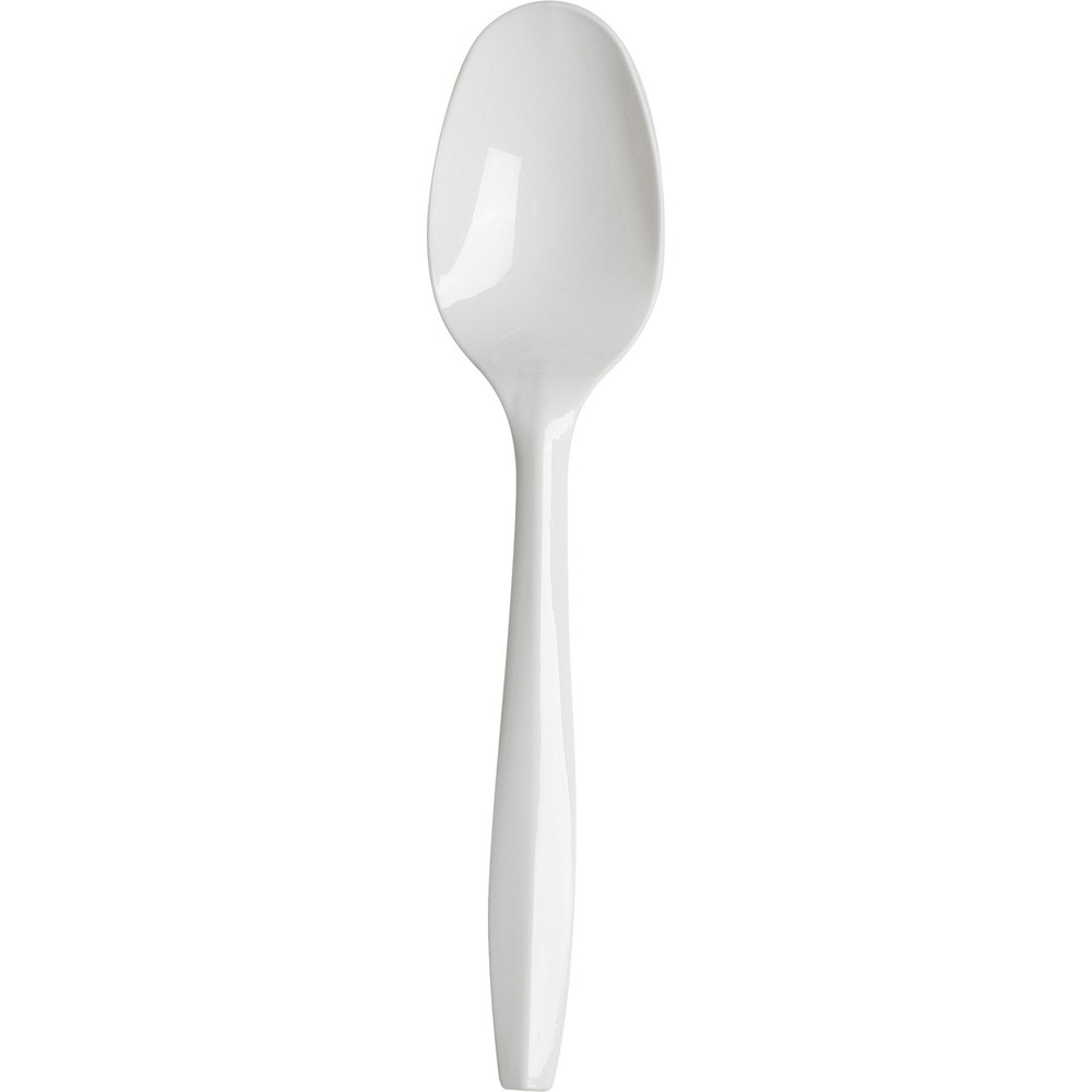 Dixie Medium Weight Spoon - 1000/carton - Plastic - White (PTM21)