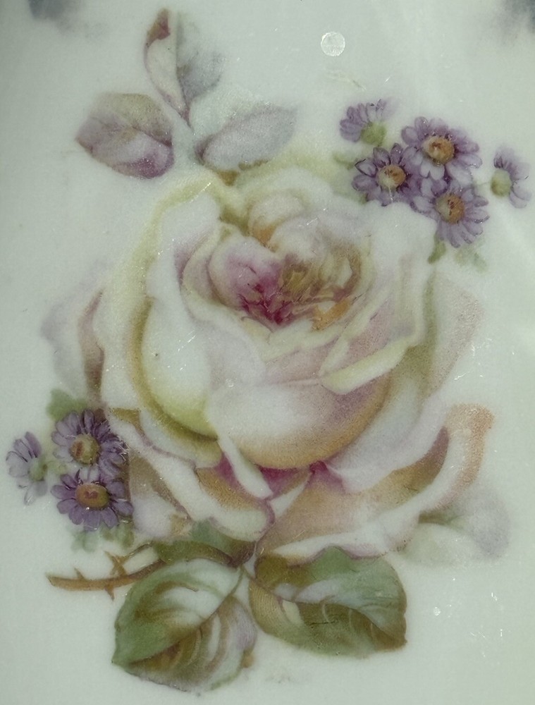 Antique Celery Dish Three Crowns China Unger & Schilde c1909-1916