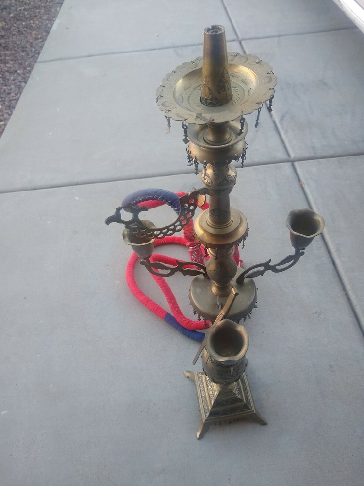 Vintage Persian Hookah 32" Tall