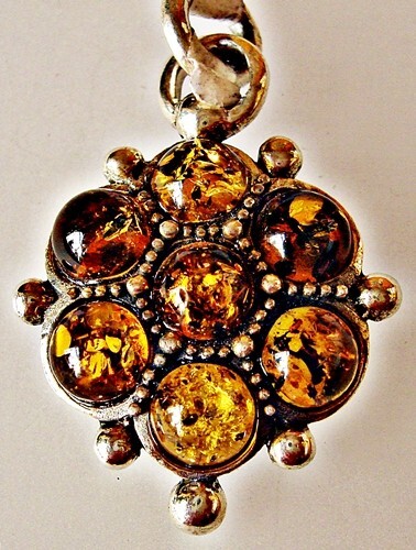 amber pendant
