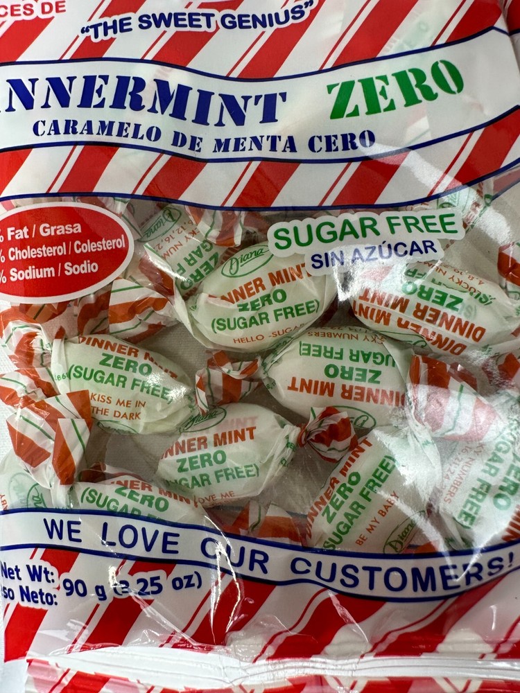 4-Pack Diana Dinner Mint Zero - Sugar-Free