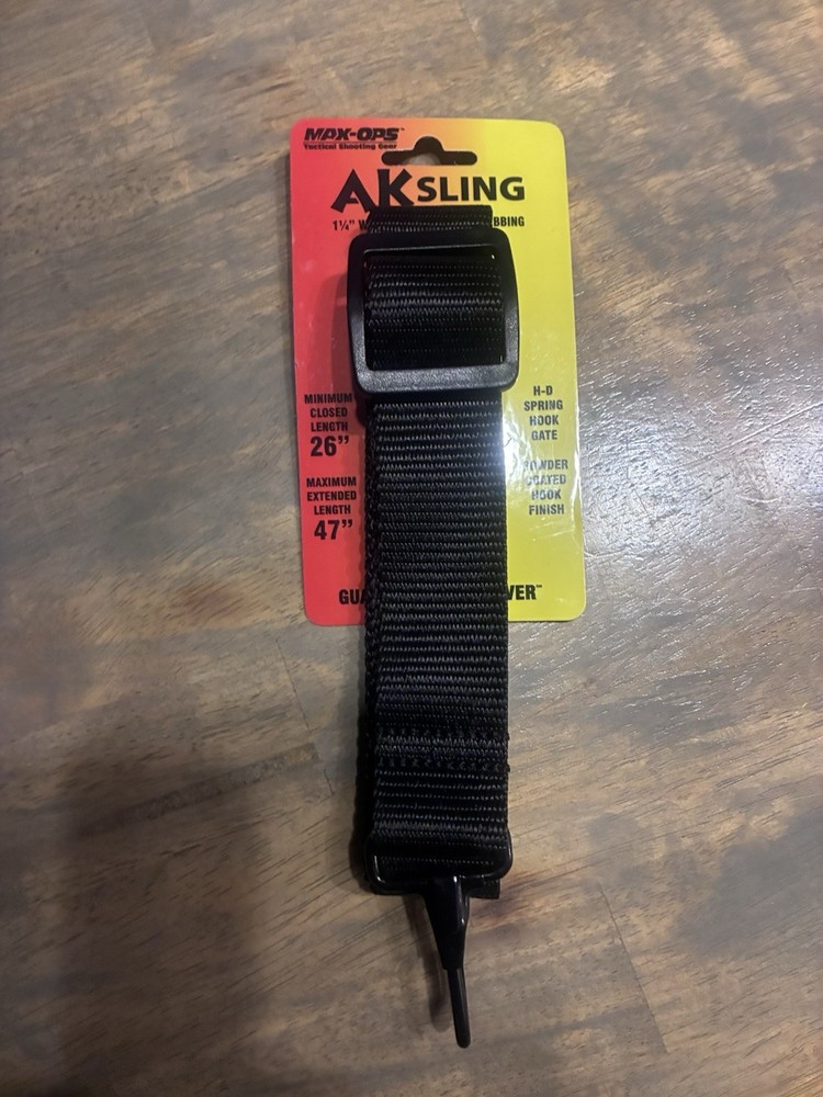 MAX-OPS AKStyle TACTICAL SLING TWO POINT BLACK