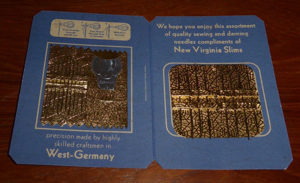 Vintage Virginia Slims Sewing Needle Kit