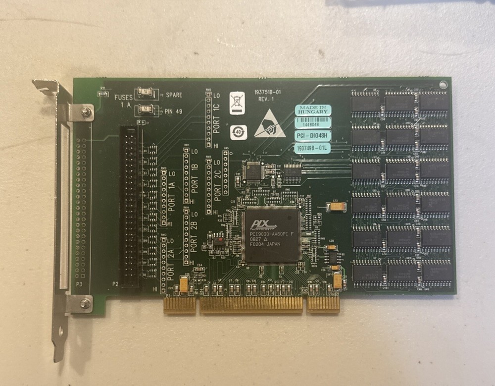 National Instruments PCI-DIO48H Board 193749B-01L