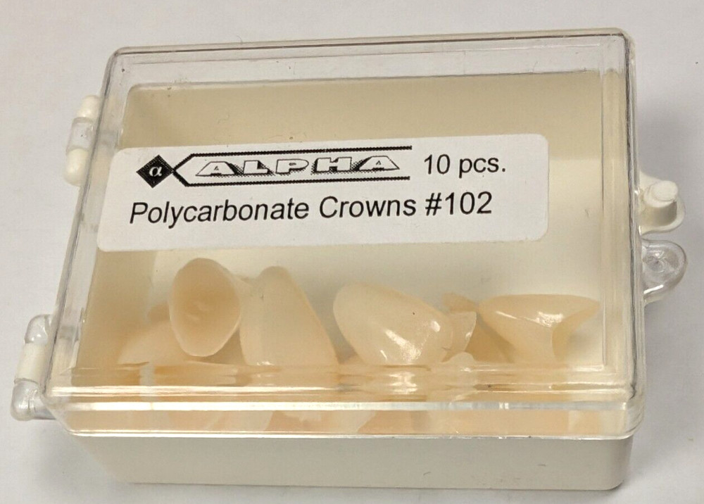 Polycarbonate Crowns 10 pcs/Pk #102
