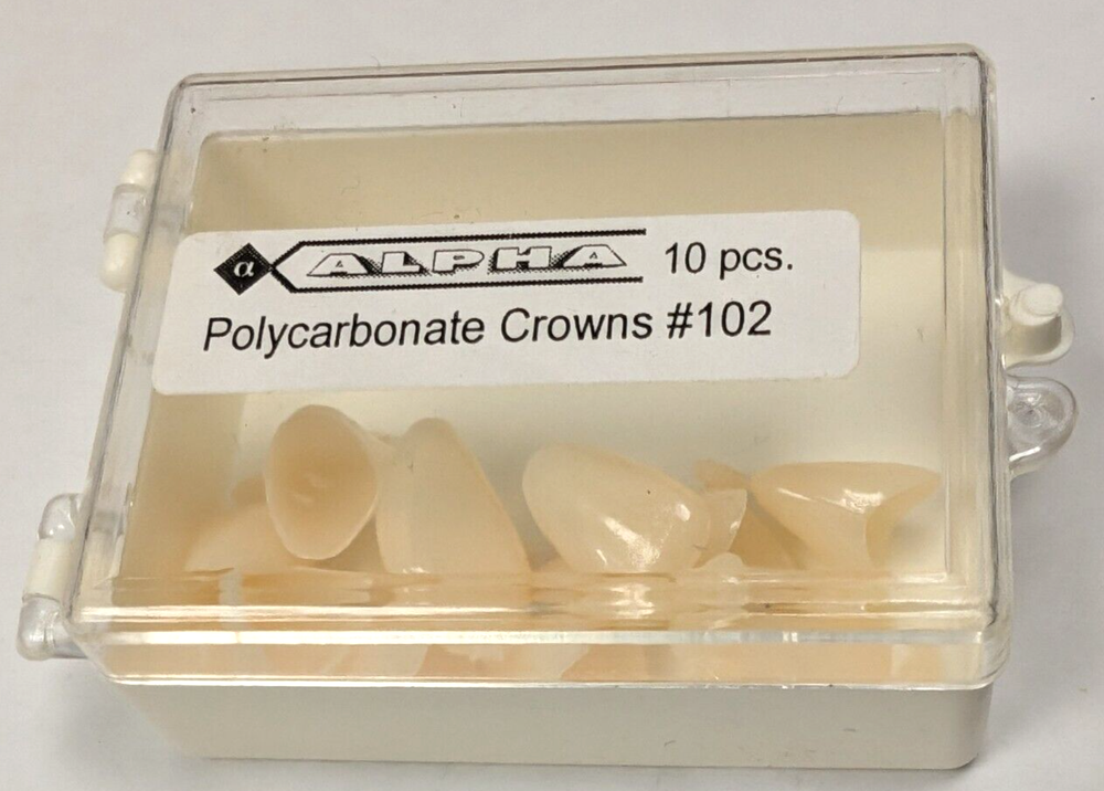 Polycarbonate Crowns 10 pcs/Pk #102