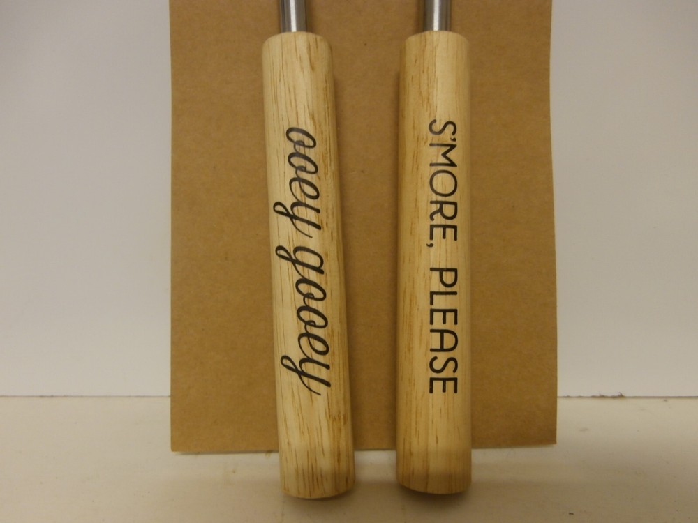Demdaco S’more Please Campfire Sticks Extendable Roasting Forks Telescoping