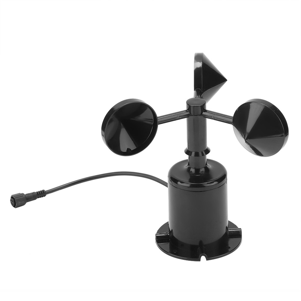 Environment Anemometer Output Pulse Type Three Cups Wind Speed Sensor