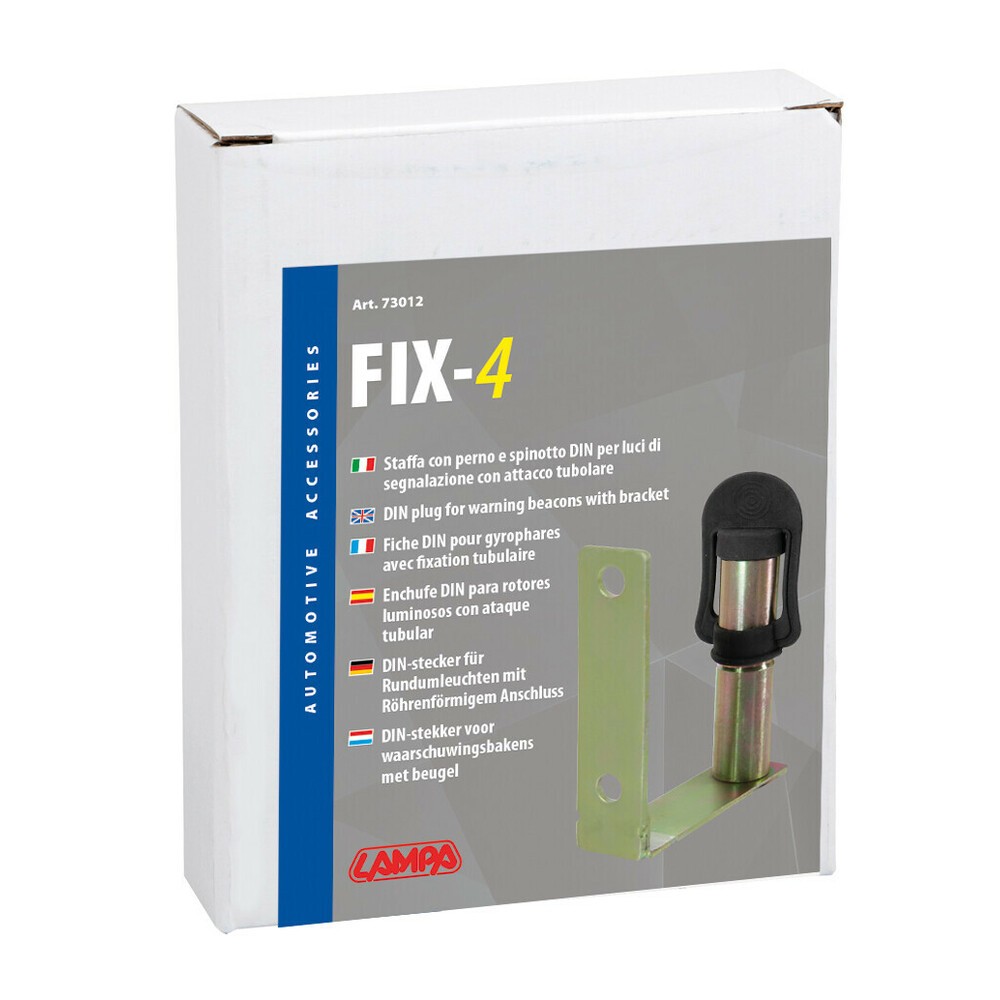 Fix-4, Bolt with DIN Connector for Signal Light, Pipe Connection