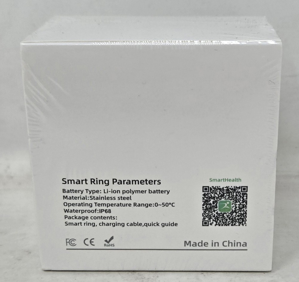 New Smart Ring Size 7 Mens Silver Color Mobile Charging Android Apple Compat