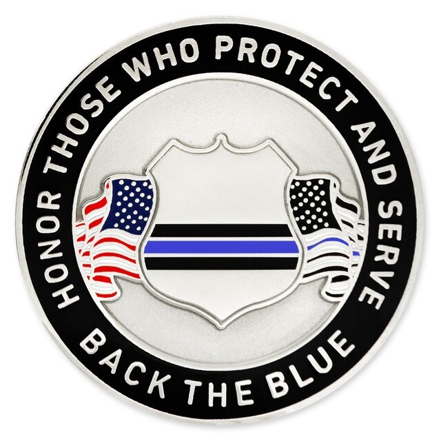 PinMart's Thin Blue Line Large Ball Marker