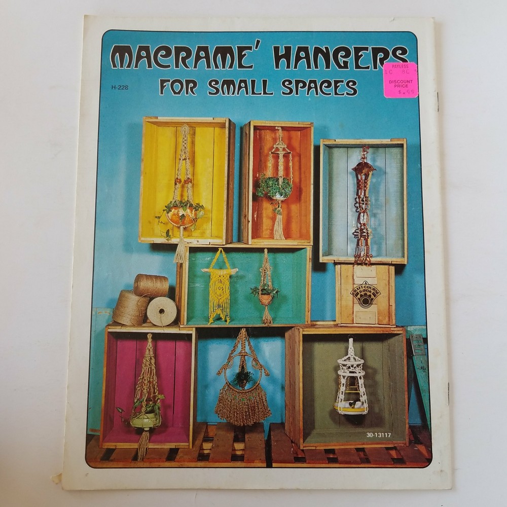 Macrame Hangers For Small Spaces H-228