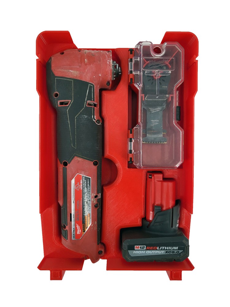 Milwaukee Packout Compact Compatible M12 Oscillating Multi Tool Tray Insert