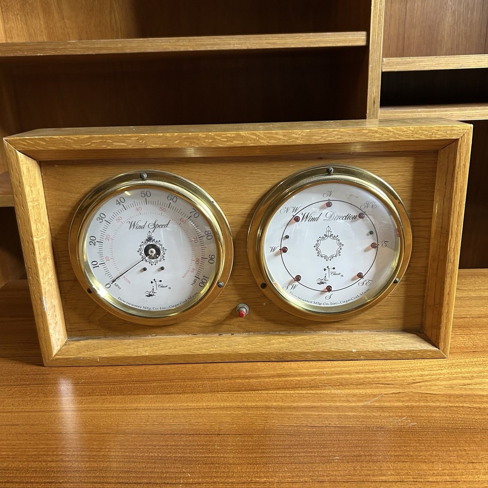 Vintage Downeaster Wind Speed & Direction Classic Weather Instrument Untested