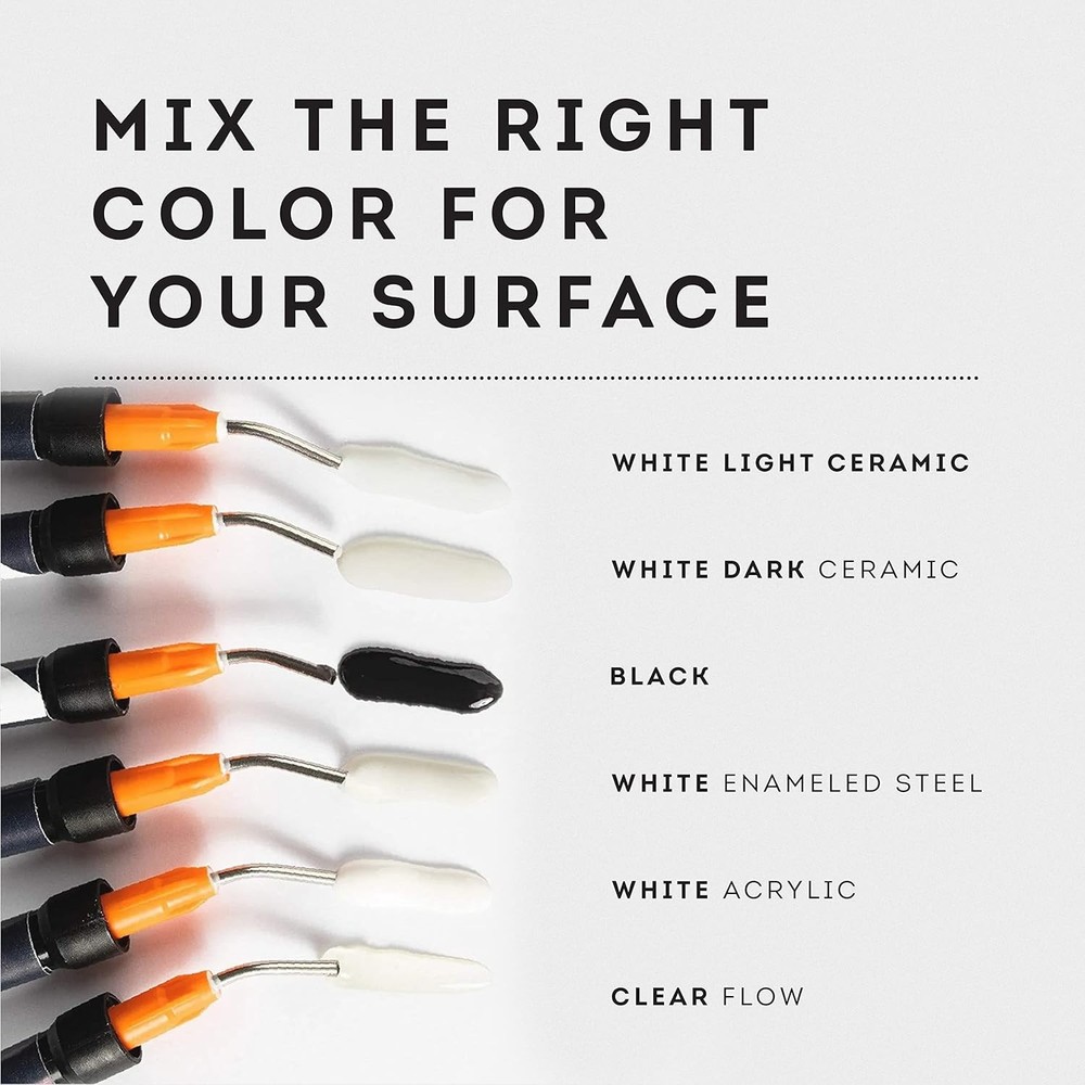 Ultimate Tile and Countertop Repair Kit - 20 Chip Fixing Solution with Light