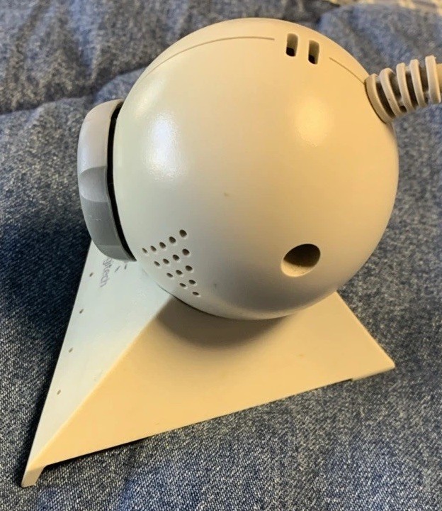 Vintage Logitech Quickcam USB Webcam 2000s Computer Wired w/Camera Base - Tested