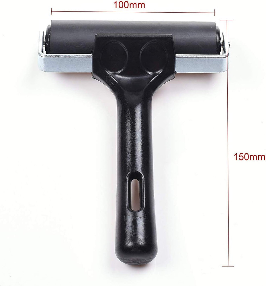 4-Inch Rubber Brayer Roller for Printmaking, Great for Gluing Application Also.