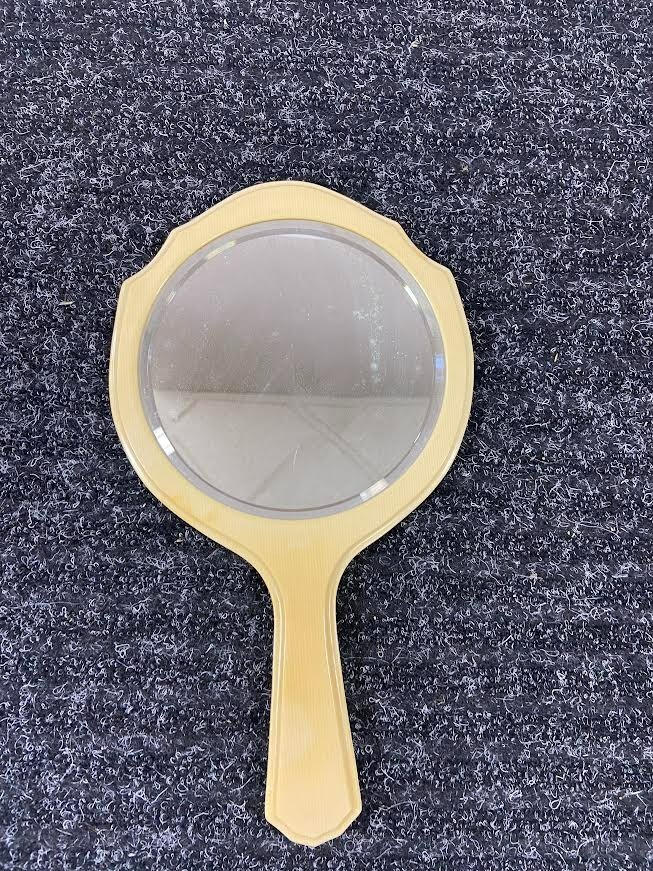 Vintage Art Deco Handheld Mirror