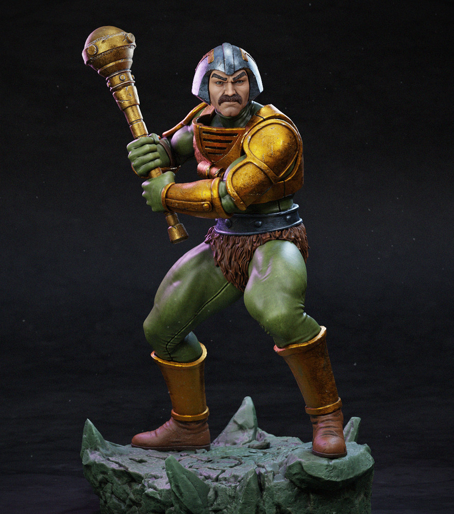 UNPAINTED Masters Universe Man At Arms 3d Printed Model Kit
