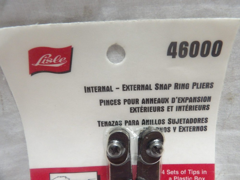 Lisle Internal - External Snap Ring Pliers #46000