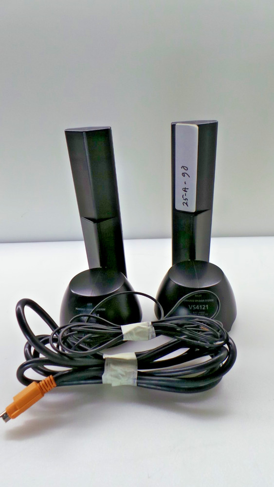 ALTEC LANSING VS4121 RIGHT AND LEFT COMPUTER SPEAKERS ONLY - Working Great
