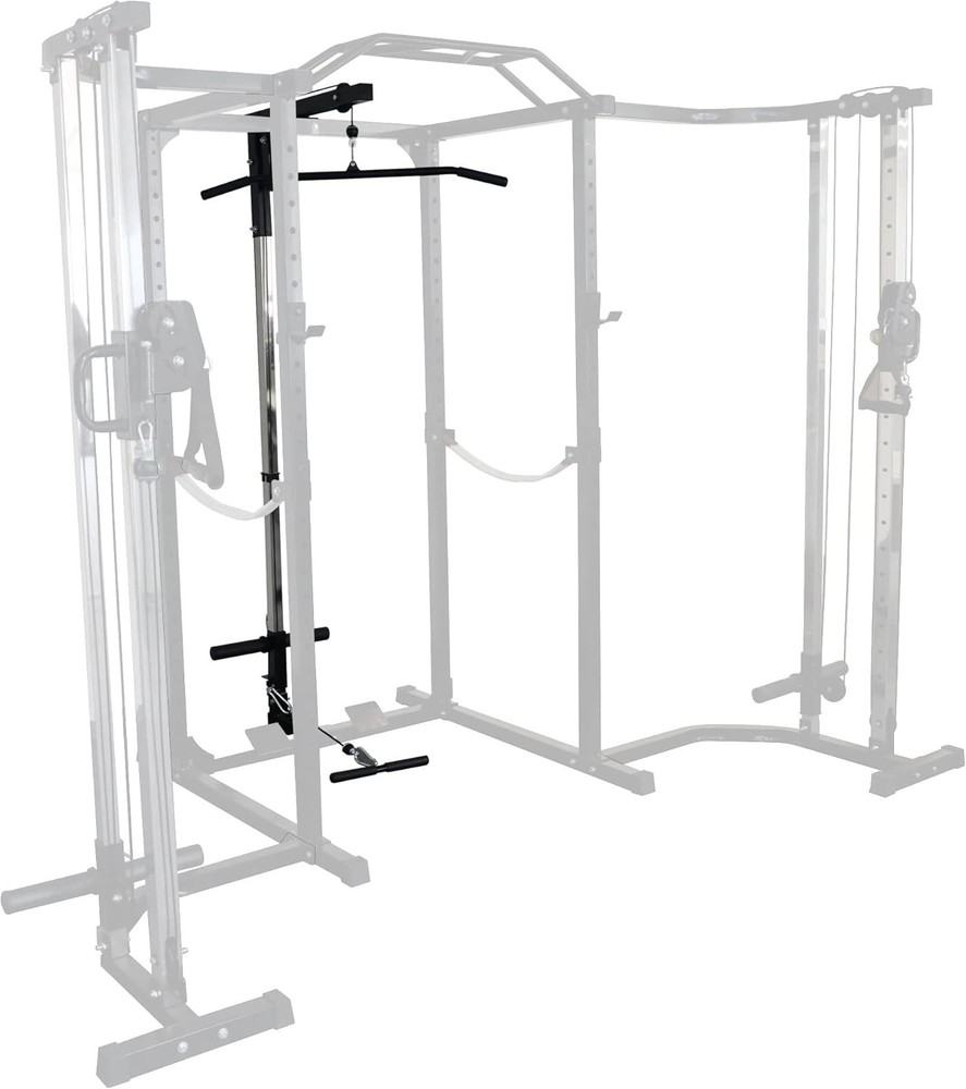 Multi-Function Adjustable Power Cage with J-Hooks, Safety Straps and Optional...