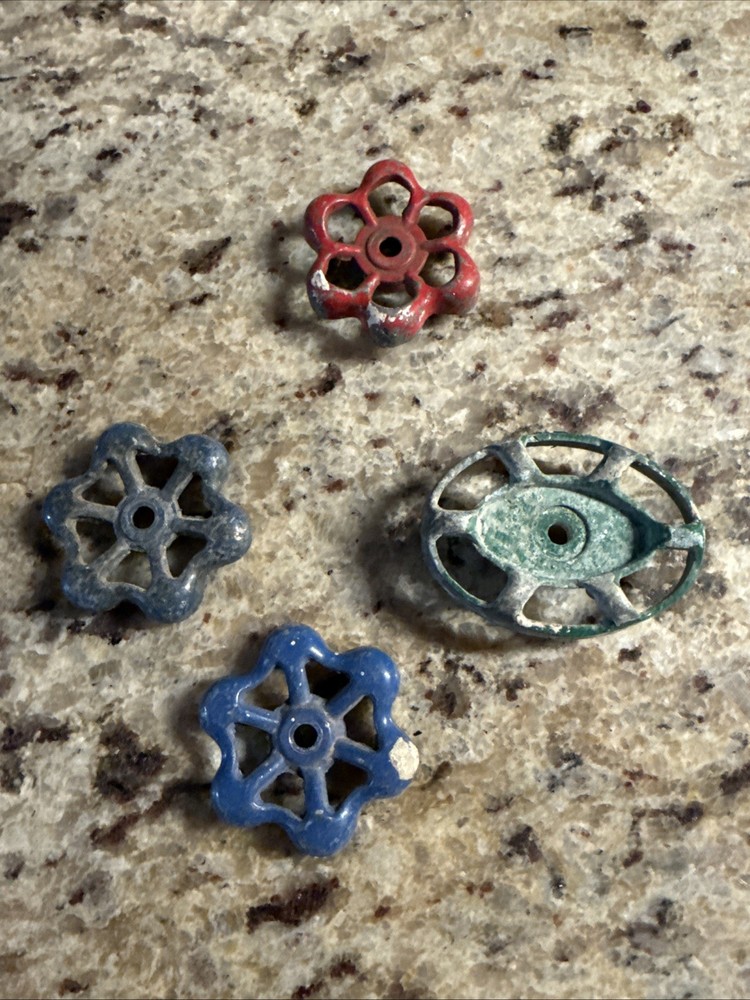 Vintage Valve Handles Steampunk 4ct