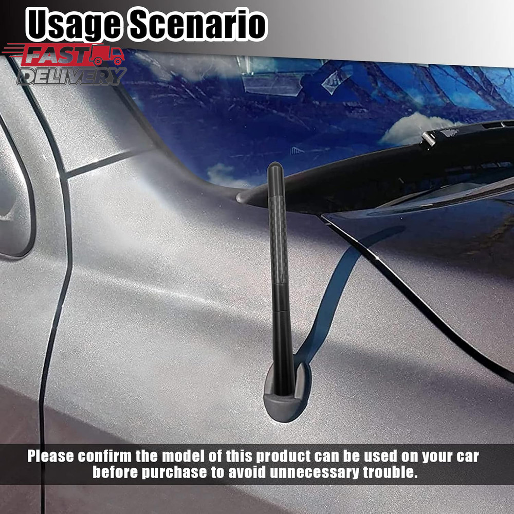Antenna Ornament Rubber Adapter Base Compatible with Tundra 2007-2014 Accessory,