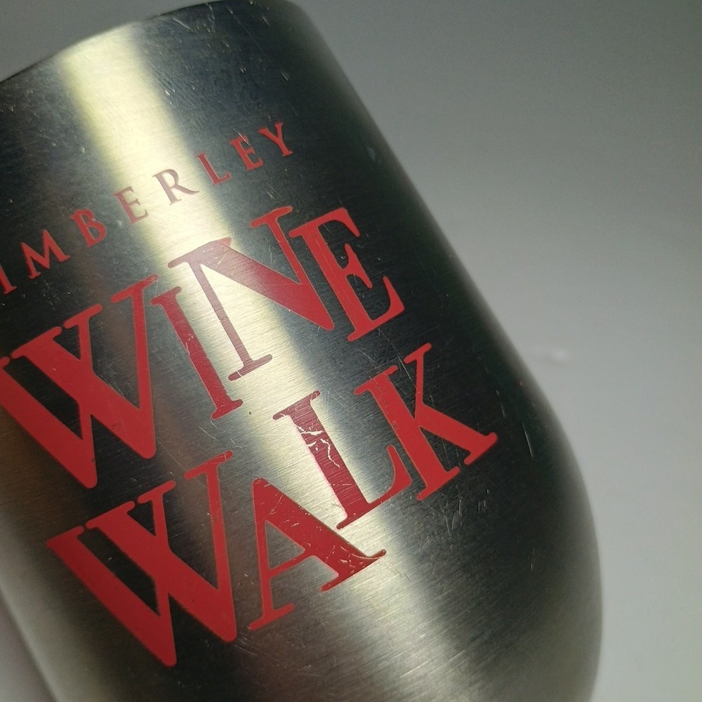 Wimberley Wine Walk. Metal Cup.