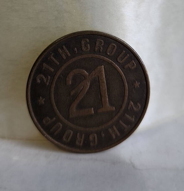 VINTAGE 21TH GROUP COIN SOUVENIR TOKEN 21 TH