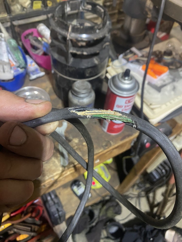 CARPENTER SWING BLADE MODEL 70 ROTARY WIRE STRIPPER. POWERS ON AND WORKS