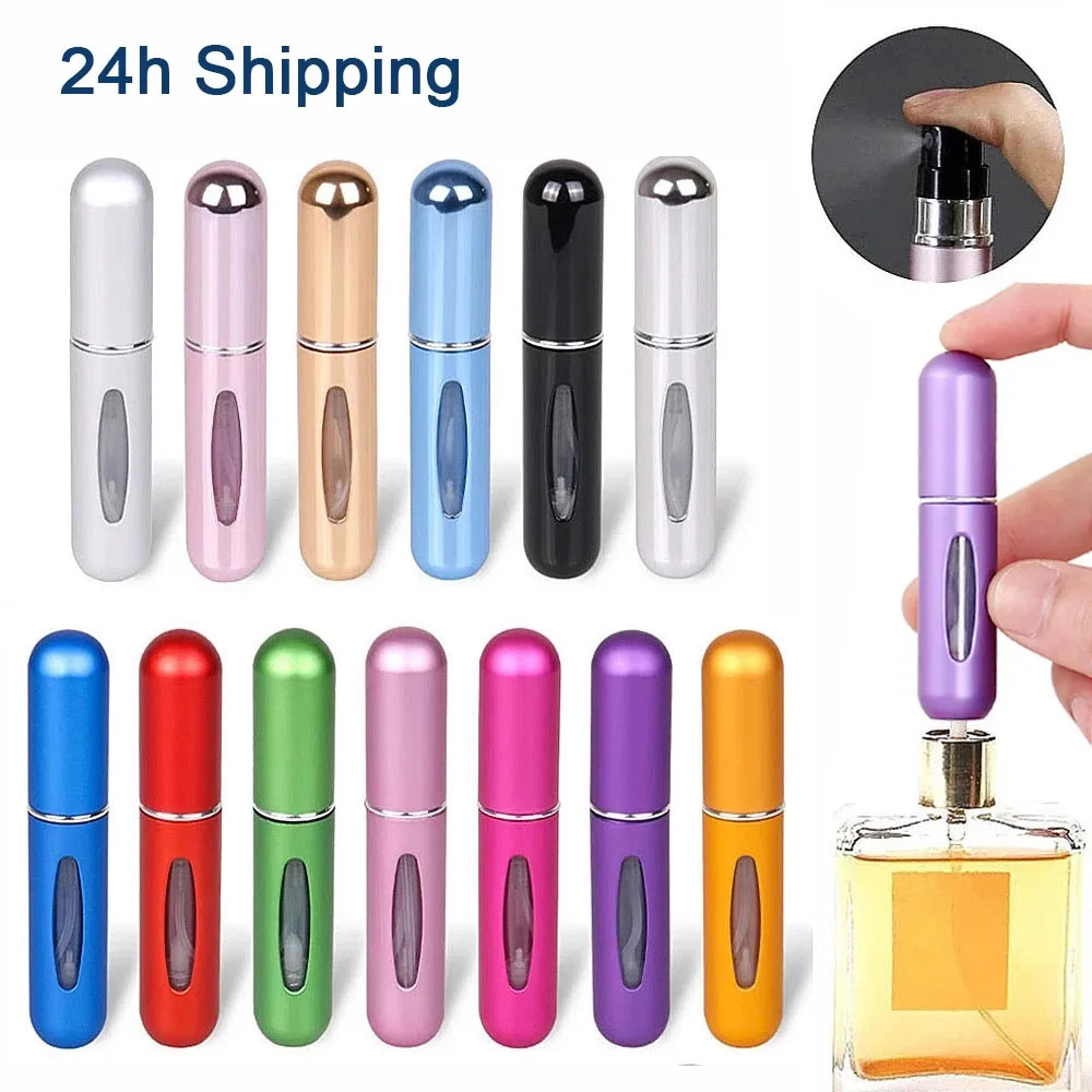 8/5Ml Perfume Atomizer Portable Liquid Container for Cosmetics Traveling Mini Al