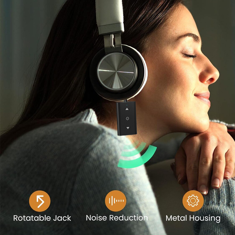 2in1 USB Wireless Bluetooth 5.1 Transmitter Receiver for Music Audio Aux Adapter