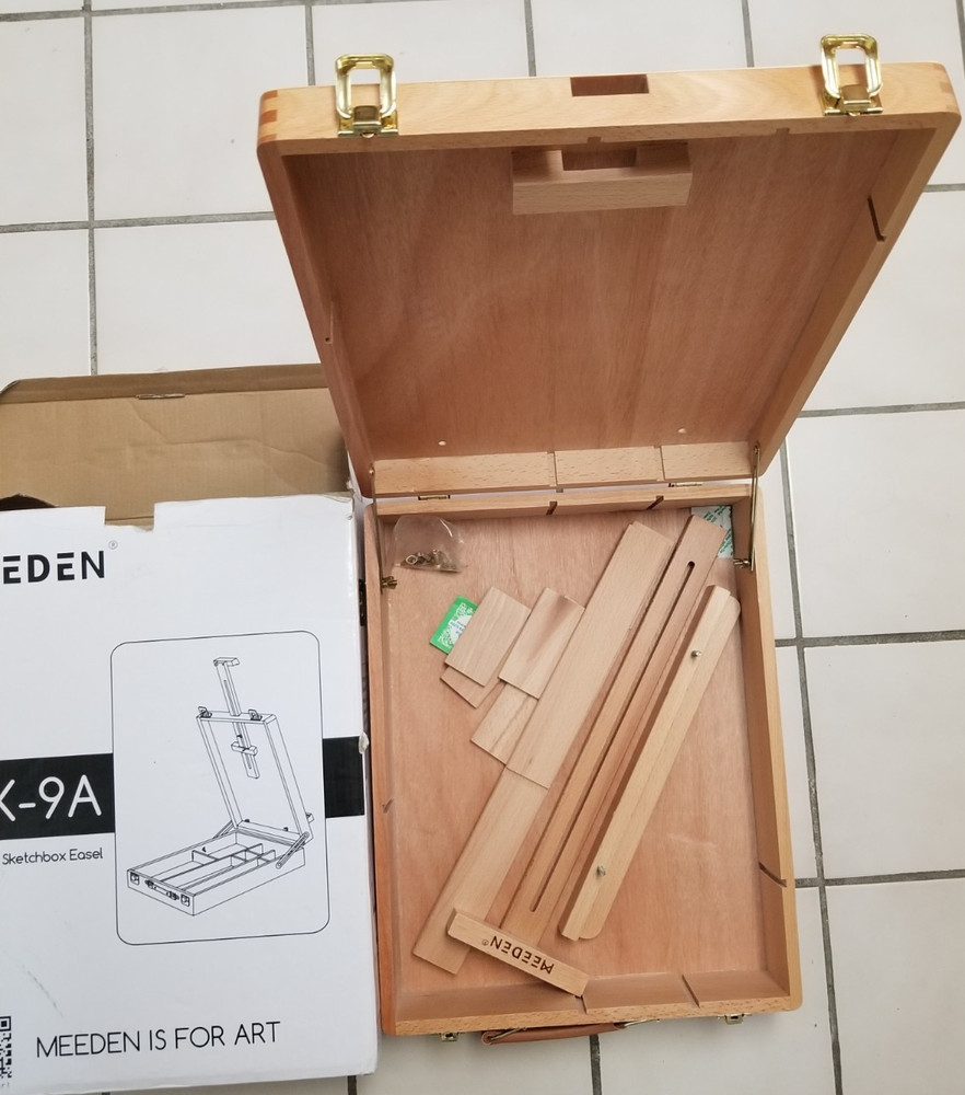 Meeden HBX-9A Large Studio Table Sketchbox Easel