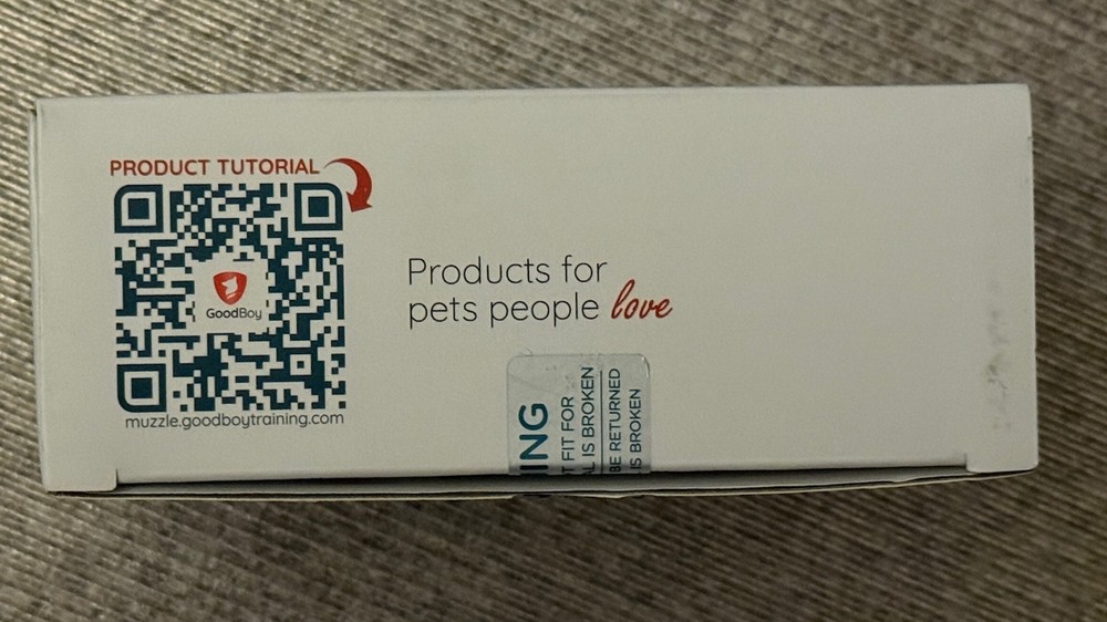 Good Boy Blue Gentle Dog Muzzle Guard Size Medium