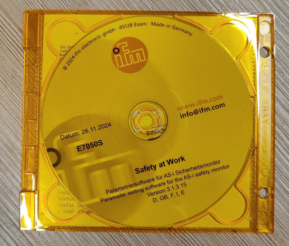 IFM Bus System AS-Interface Software E7050S