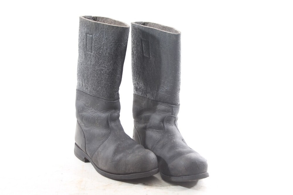 Old Boots Knee-High Boots Boots Black Vintage Approximately EU 45