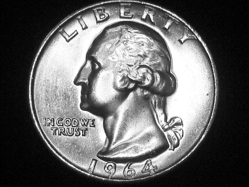 1964 Washington Quarter --- Gem Uncirculated
