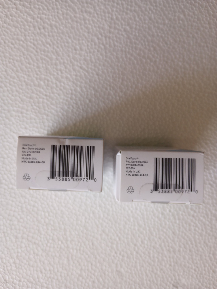 One Touch Blue Strips 50 count You GET TWO NEW Boxes Sealed