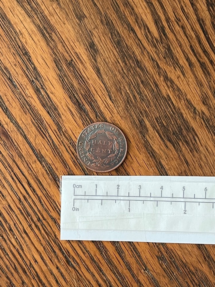 1825 Half Cent Novelty/Souvenir Coin