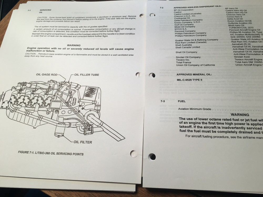 Continental L/TSIO-360-RB Engine Maintenance Manual
