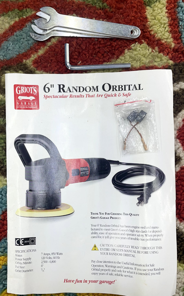 Groits Garage 6" and 3" Polishers with Assorted Pads
