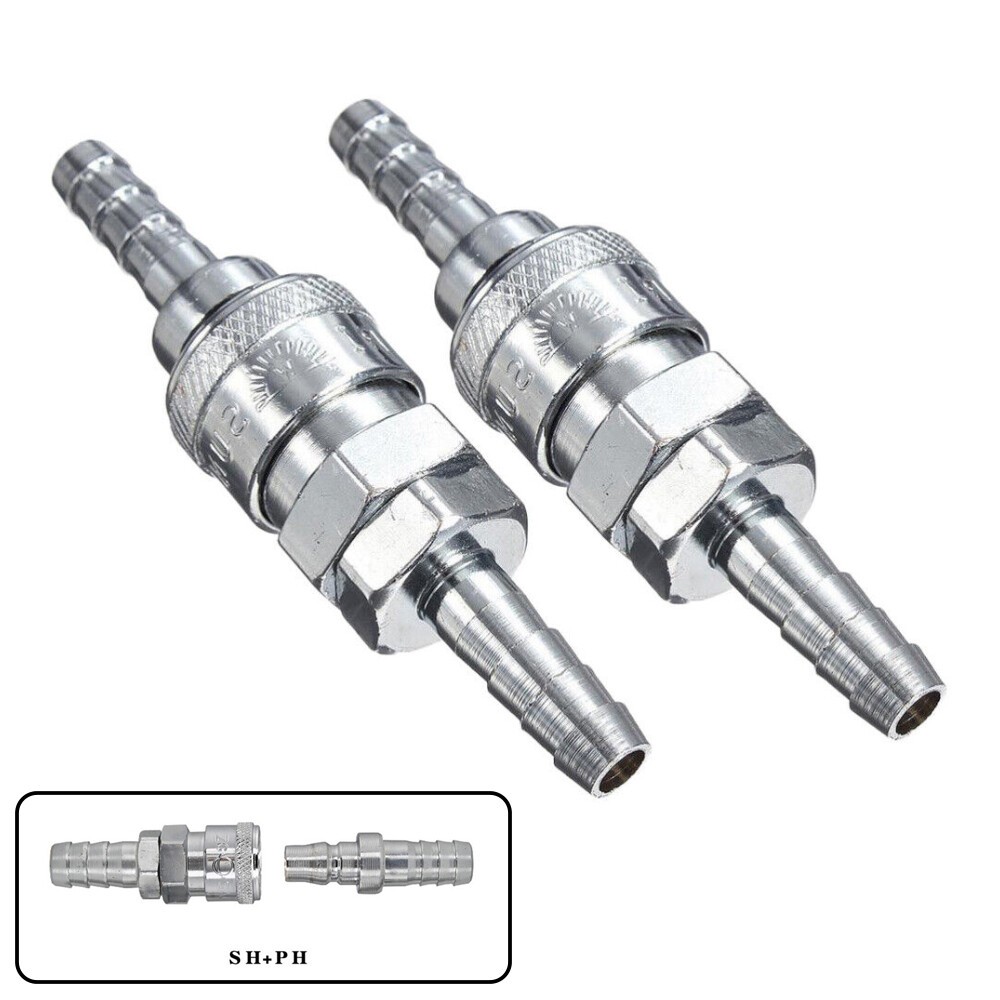 2x Quick Coupling Fuel Hose Pneumatic Joint Release Coupling Disconnect Coupling