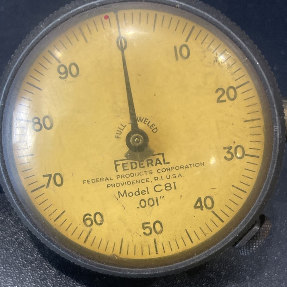 FEDERAL C81 DIAL INDICATOR 2-1/4" DIAMETER