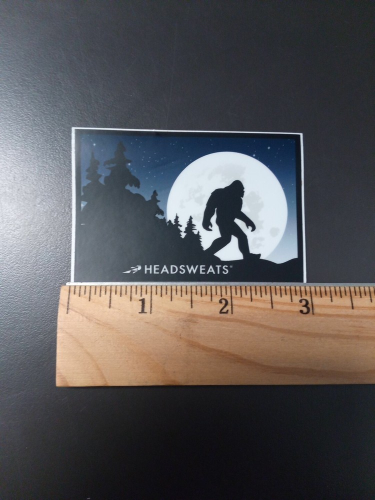 3" Headsweats Decal/Sticker Black/White